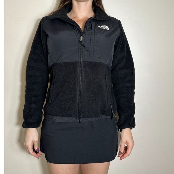 The North Face Polartec Black Full Zip Fleec Jacket Women's Size Small - Picture 1 of 10